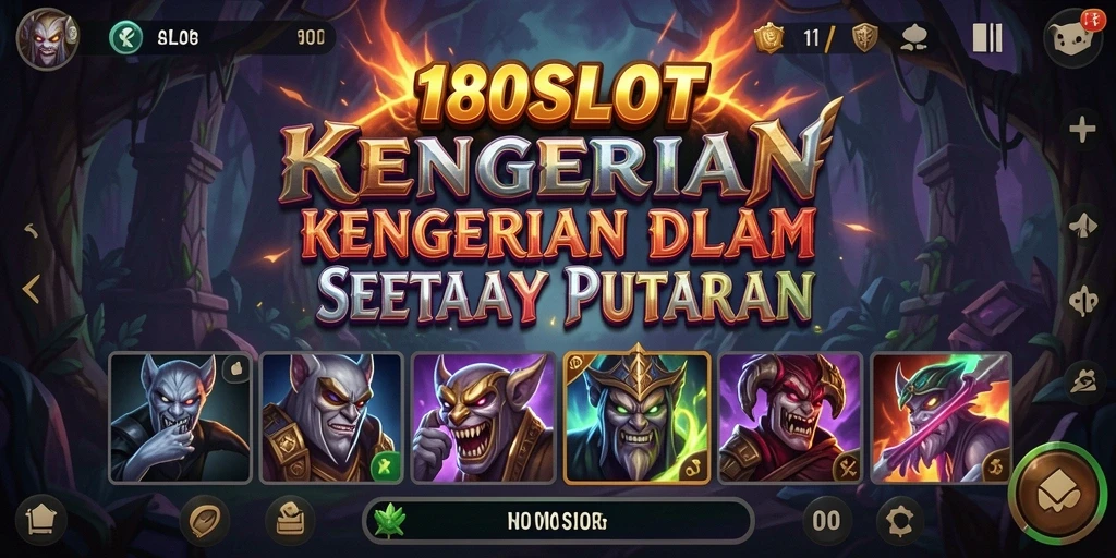 Tampilan gameplay yang menegangkan di 180SLOT.