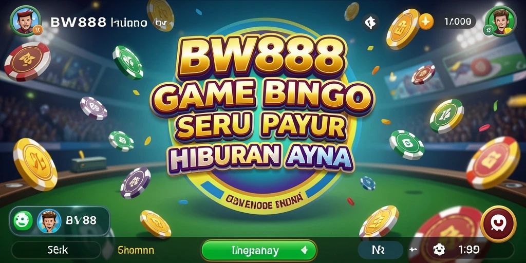 Tangkapan layar gameplay BW888 yang menunjukkan keseruan permainan Bingo.