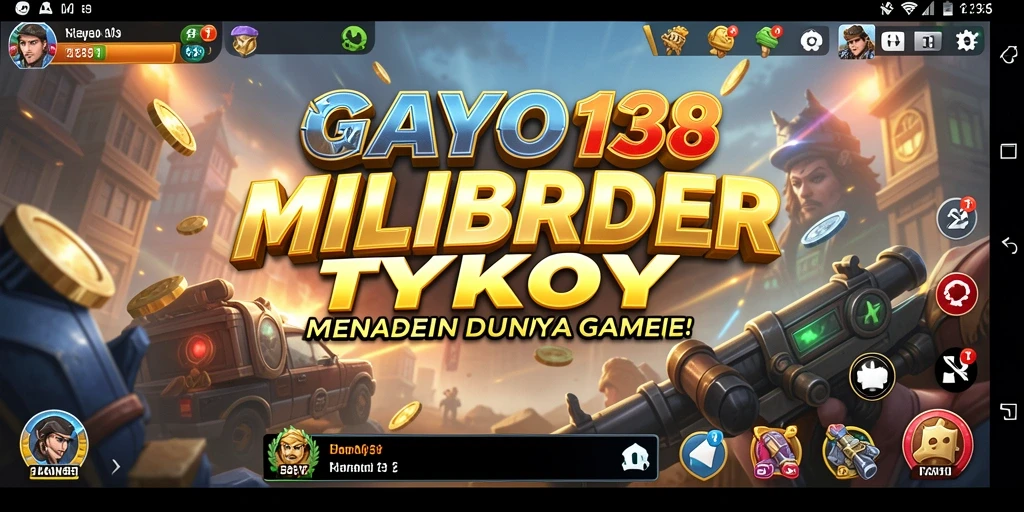 Tampilan gameplay penuh aksi dalam dunia bisnis Tycoon.