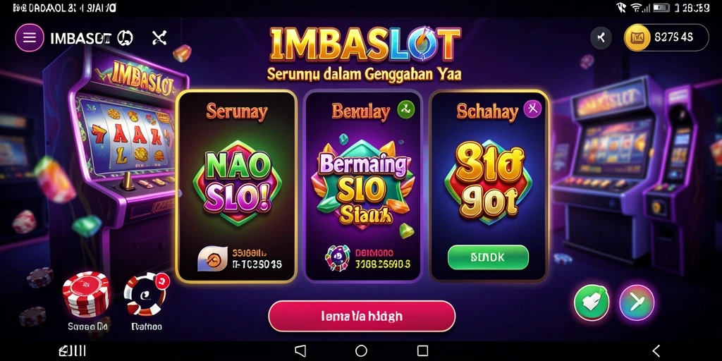 Tampilan gameplay seru dan mendebarkan dari IMBASLOT.