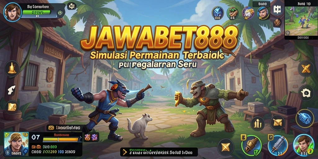 Tampilan utama JAWABET88 menampilkan gameplay Simulation yang mendebarkan.