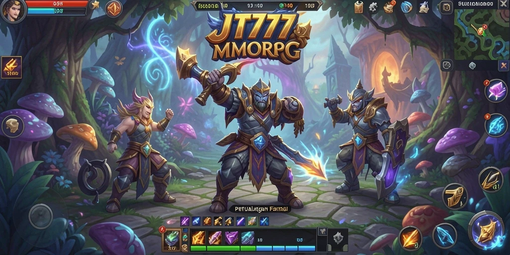 Tampilan gameplay seru dan petualangan menarik di JT777.