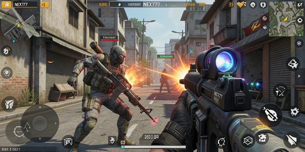 Gameplay seru NEX777 menunjukkan aksi mencengangkan di medan perang.