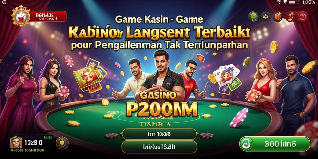Gameplay seru dengan dealer langsung di P200M