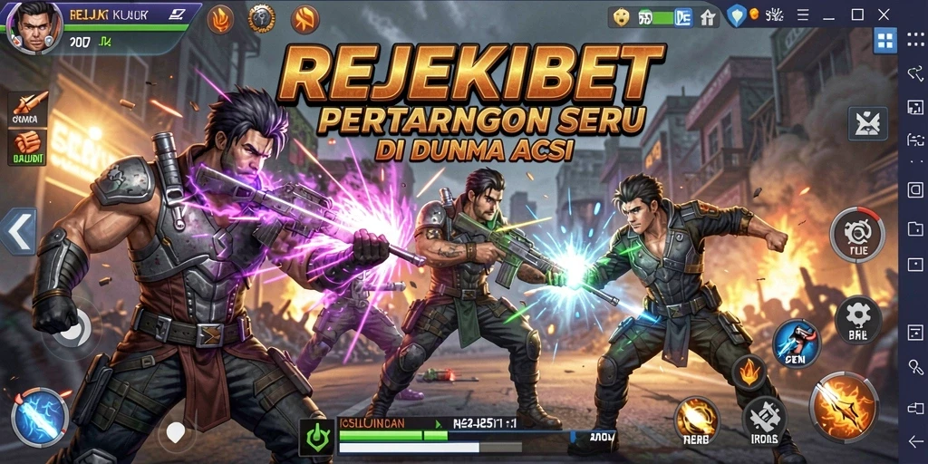 Tampilan menarik dari gameplay seru di REJEKIBET.