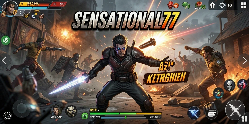 Tampilan gameplay SENSATIONAL77 yang mendebarkan dengan aksi cepat dan grafis menawan.