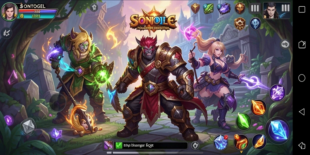 Tampilan gameplay menarik dari SONTOGEL dalam aksi RPG.