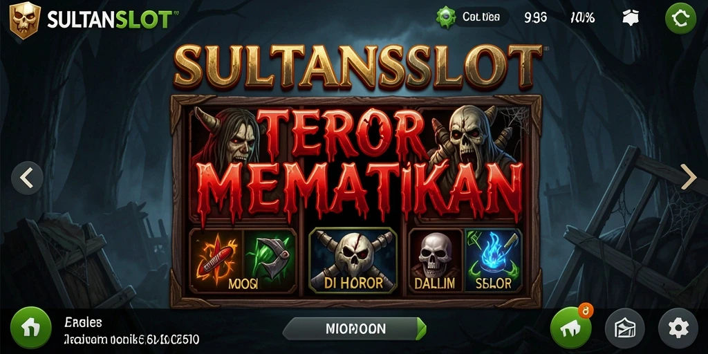 Screenshot menampilkan gameplay SULTANSLOT yang menghantui dan menegangkan.