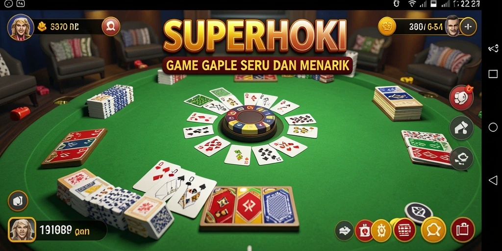 Tampilan gameplay SUPERHOKI yang seru dan interaktif.