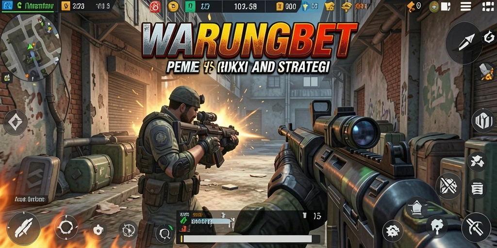 Tampilan gameplay intens dari <strong>WARUNGBET</strong> dengan aksi tembak-menembak yang mendebarkan.