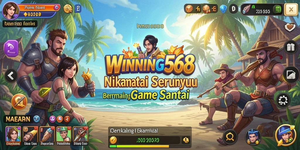 Tampilan gameplay WINNING568 yang menarik dan penuh warna.